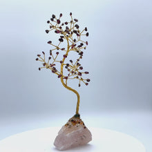 Load and play video in Gallery viewer, Gold wire-wrapped Gemstone Tree (small)
