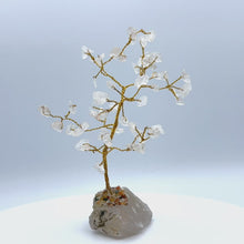 Load and play video in Gallery viewer, Gold wire-wrapped Gemstone Tree (small)
