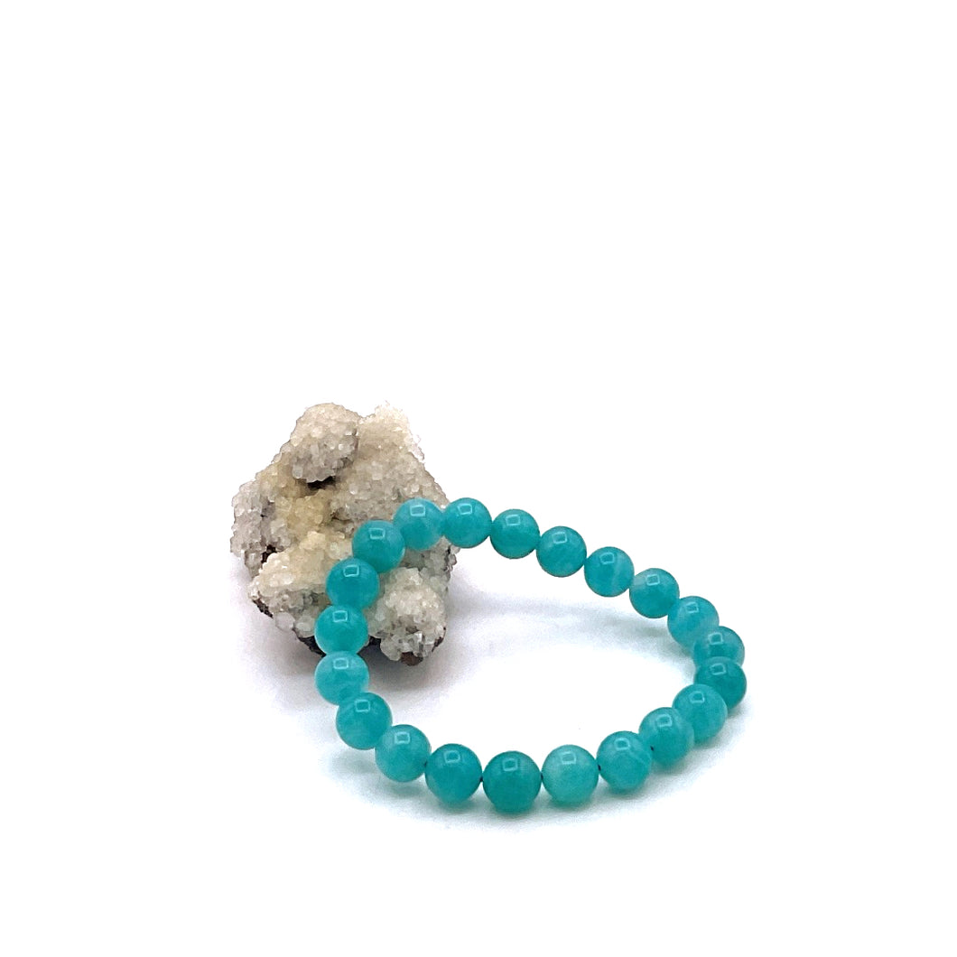 Green Amazonite Dyed Bracelet