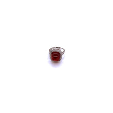 Cargar imagen en el visor de la galería, Burmese Garnet Adjustable Ring

