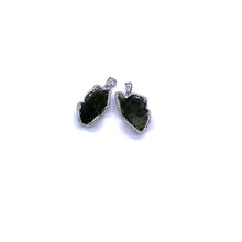 将图片加载到图库查看器，Moldavite Sterling Silver Pendant
