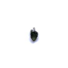 将图片加载到图库查看器，Moldavite Sterling Silver Pendant
