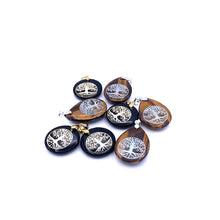 Load image into Gallery viewer, Tree of Life Gemstone Cabochon Pendant
