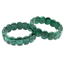 Load image into Gallery viewer, Malachite Flat bracelet (AAA)
