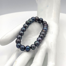 Load image into Gallery viewer, Mixed Pearl Stretchy bracelet &amp; Black Pearl Stretchy Bracelet
