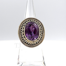 Load image into Gallery viewer, Amethyst Ring in sterling silver
