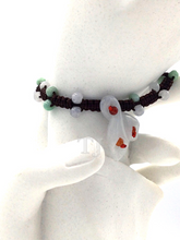 Load image into Gallery viewer, Floral and beads burmese jade adjustable bracelet
