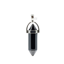 Load image into Gallery viewer, Hematite point pendant 
