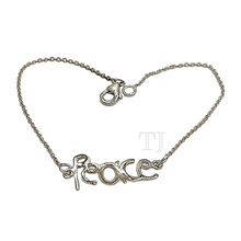 Load image into Gallery viewer, Peace charm bracelet
