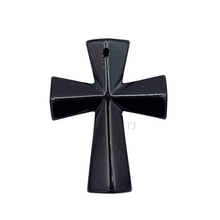 将图片加载到图库查看器，Black Onyx cross pendant
