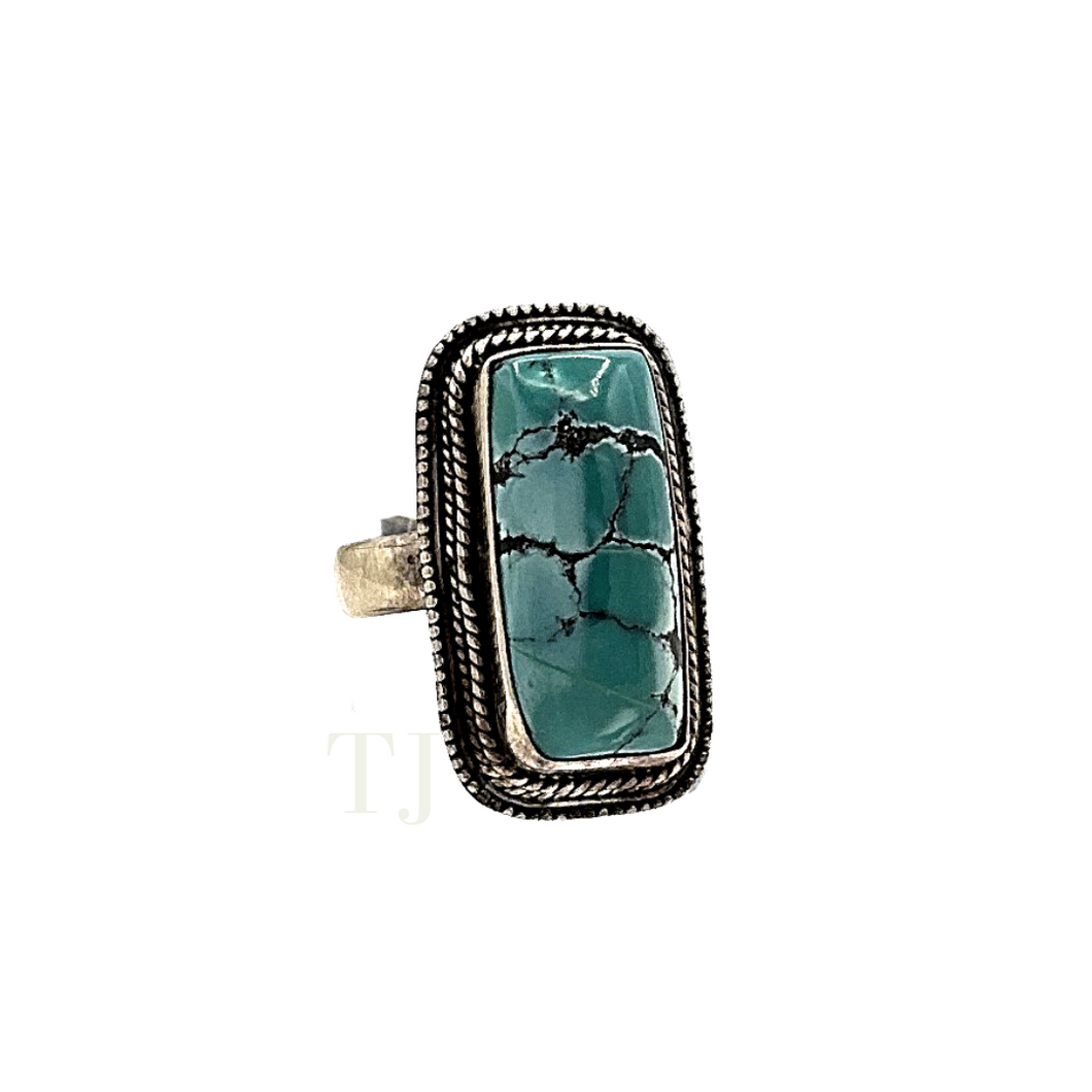 Turquoise Ring in sterling silver