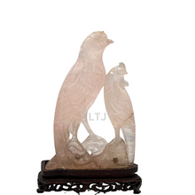 Load image into Gallery viewer, Rose Quartz Carving from Qing Dynasty
