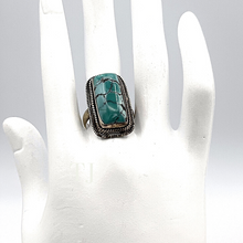 Load image into Gallery viewer, Turquoise Ring in sterling silver
