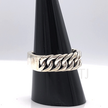 Load image into Gallery viewer, Braided style sterling silver ring
