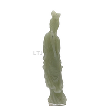 将图片加载到图库查看器，Hetian Jade Quan Yin Sculpture
