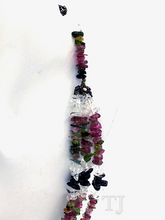 Load image into Gallery viewer, Multi-colored Tourmaline 3 layered Necklace
