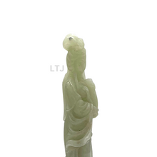 将图片加载到图库查看器，Hetian Jade Quan Yin Sculpture
