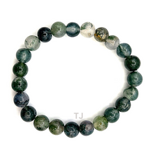 Load image into Gallery viewer, Moss Agate bracelet
