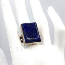 Load image into Gallery viewer, Lapis Lazuli ring in sterling silver
