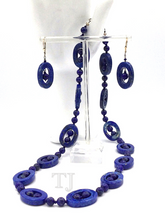 Load image into Gallery viewer, Lapis Lazuli Set in sterling silver
