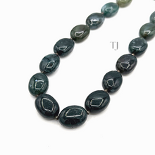 将图片加载到图库查看器，Moss agate necklace 
