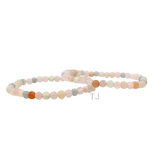 Load image into Gallery viewer, Morganite natural gemstone bracelet
