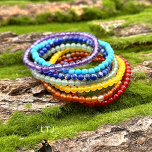 将图片加载到图库查看器，Seven Chakra bracelet set
