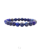 Load image into Gallery viewer, Lapis Lazuli Bead Bracelet
