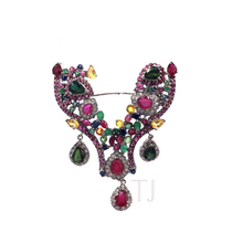 Загрузить изображение в средство просмотра галереи, Multi-gems pendant and brooch
