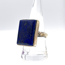 Load image into Gallery viewer, Lapis Lazuli ring in sterling silver
