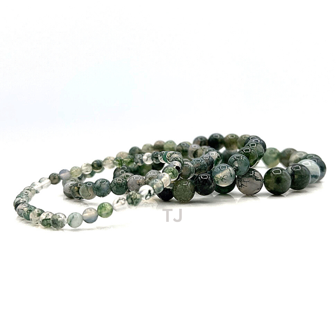 Moss Agate bracelet – 5D Healing Crystals