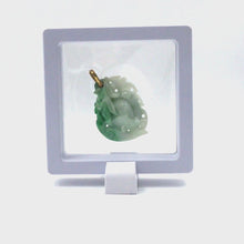 Load and play video in Gallery viewer, Hand- carved flower Burmese Jade (AA quality)
