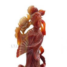 将图片加载到图库查看器，Ming Dynasty Carnelian Sculpture 
