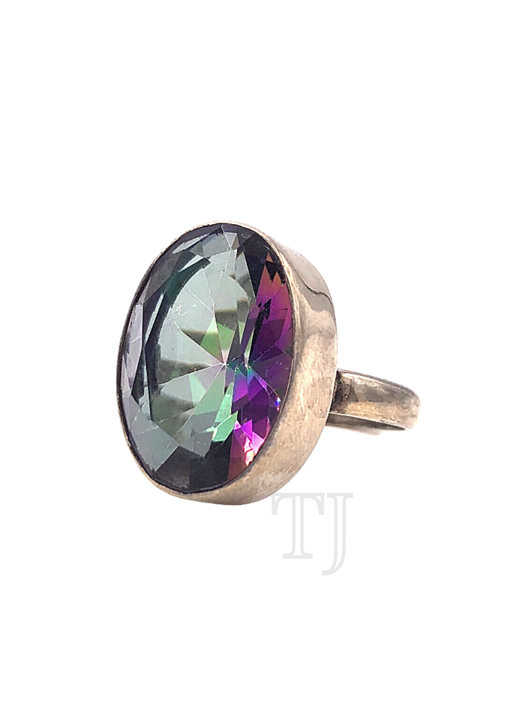 Mystic Topaz Ring in Sterling Silver