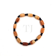 Load image into Gallery viewer, Yellow Jade Tube Bracelet
