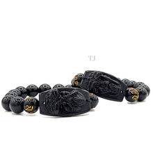 Загрузить изображение в средство просмотра галереи, Powdered Black Onyx Bracelet
