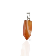 Cargar imagen en el visor de la galería, Carnelian Obelisk Pendant
