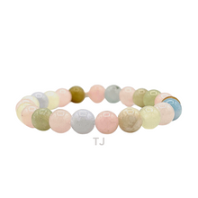 Load image into Gallery viewer, Morganite natural gemstone bracelet
