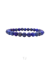 Load image into Gallery viewer, Lapis Lazuli Bead Bracelet
