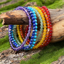 将图片加载到图库查看器，Seven Chakra bracelet set
