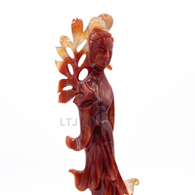 Cargar imagen en el visor de la galería, Ming Dynasty carnelian sculpture
