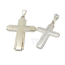 Load image into Gallery viewer, Cross silver pendant
