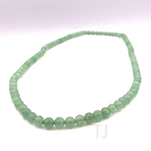 Load image into Gallery viewer, Aventurine bead necklace, 8mm bead size
