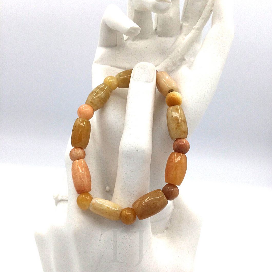 Natural Yellow Jade Bracelet