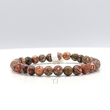 Load image into Gallery viewer, Leopard Skin Jasper Bracelet
