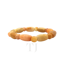 Cargar imagen en el visor de la galería, Natural Yellow Jade Bracelet
