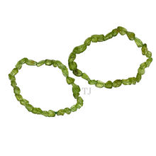 Load image into Gallery viewer, Peridot Nugget Bracelet
