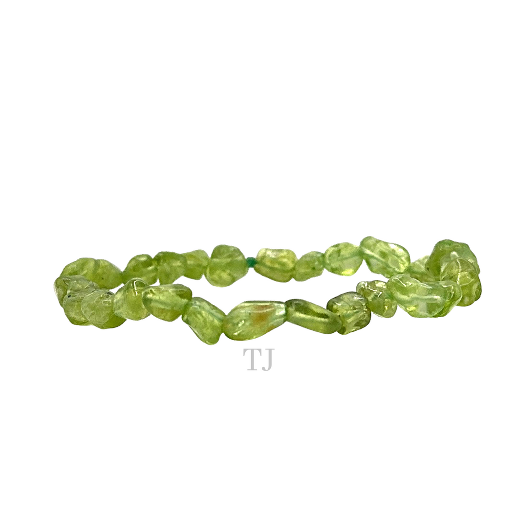 Peridot Nugget Bracelet