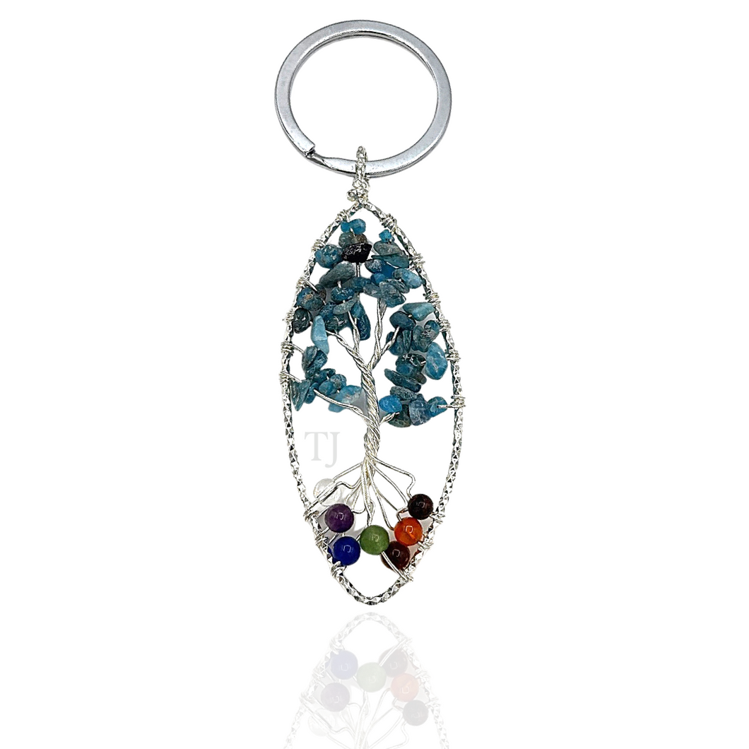 Apatite Tree of Life Keychain