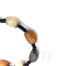 Load image into Gallery viewer, Multi-colored Jade Tube Bracelet
